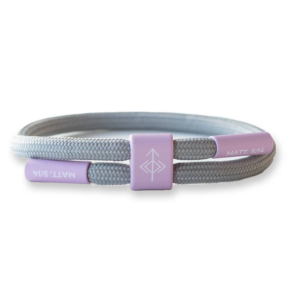 BE THE LIGHT Bracelet, Christian Cord Bracelet - Savedra James