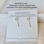 CRYSTAL FLOWER HOOP EARRINGS | gold | sparkly earrings - Savedra James