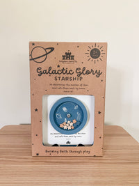 Galactic Glory Starship - Kids' Wood Toy