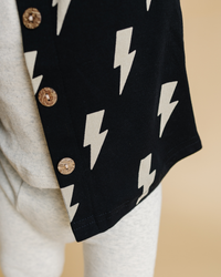 Baby & Kids Cotton Fall Shacket | Black Bolts