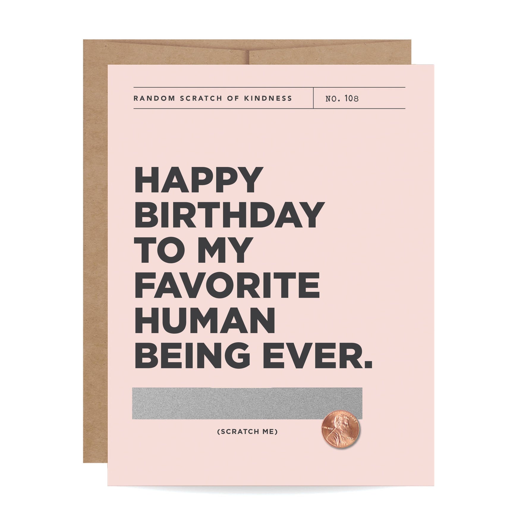 favorite human being card
