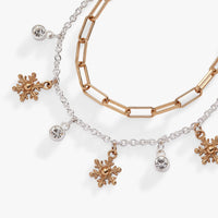 Snowflake Charm Bracelet
