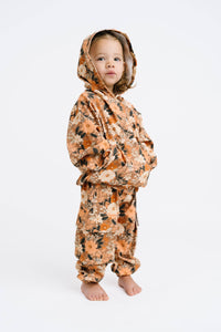 Autumn Bloom Cargo Hoodie Set