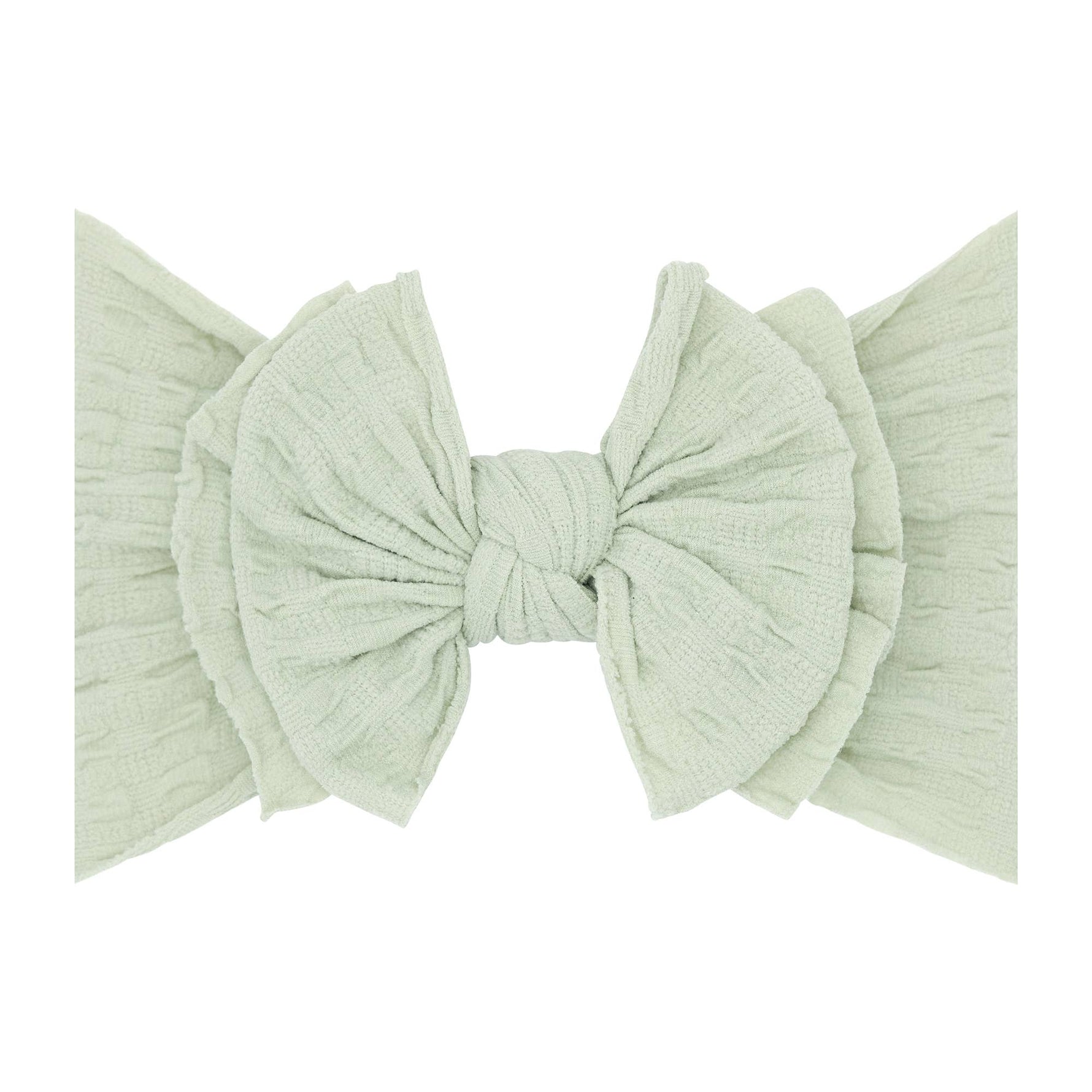 Baby Bling® Waffle FAB® textured soft nylon bow headband - Savedra James