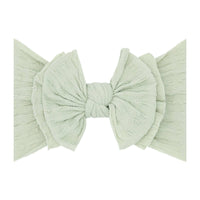 Baby Bling® Waffle FAB® textured soft nylon bow headband