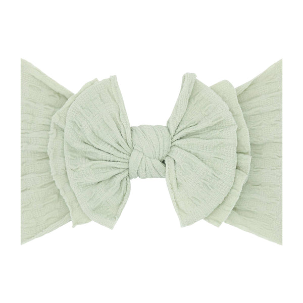 Baby Bling® Waffle FAB® textured soft nylon bow headband