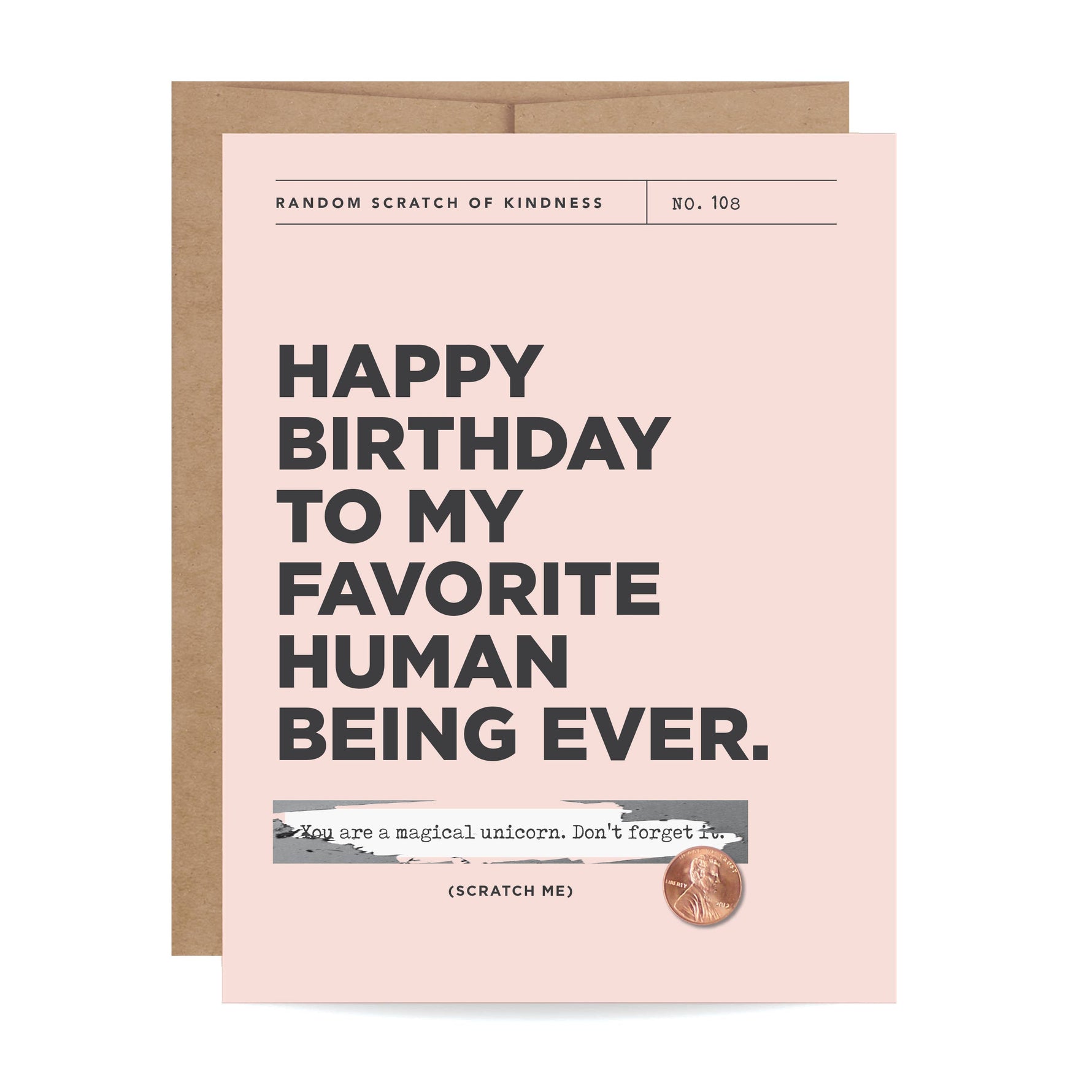favorite human being card
