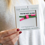 YOU'RE NOT ALONE Bracelet, Christian Cord Bracelet - Savedra James
