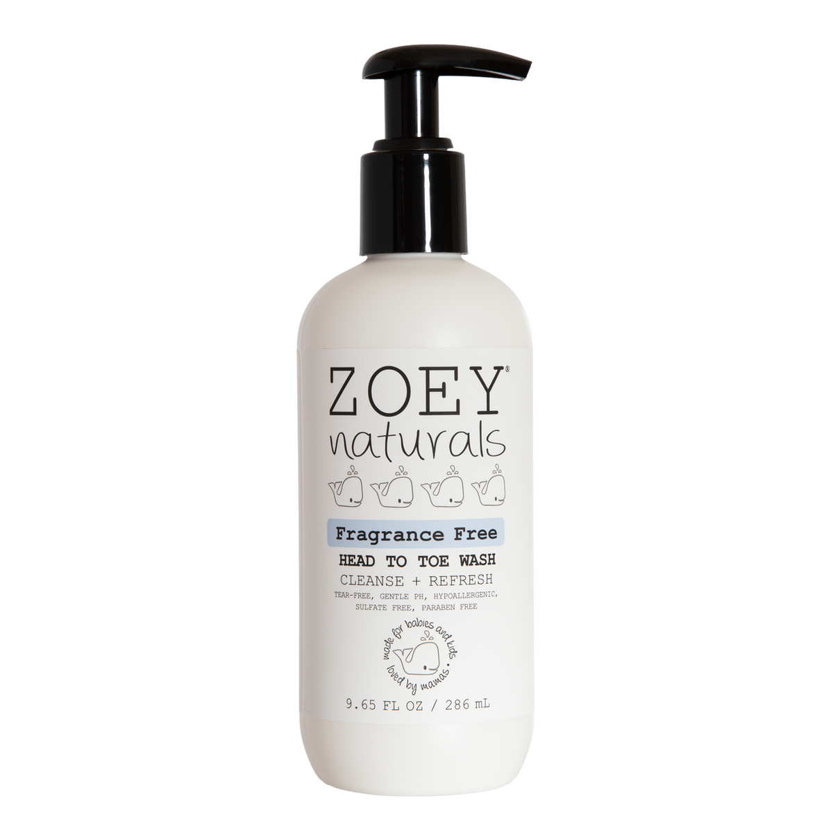 Fragrance Free Head To Toe Wash - 9.65oz