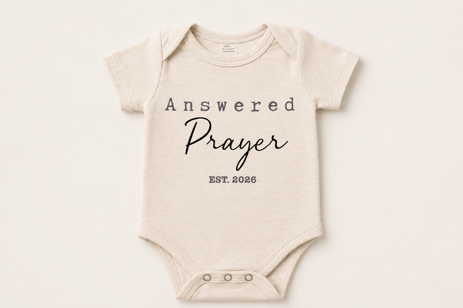 Answered Prayer Baby Bodysuit
