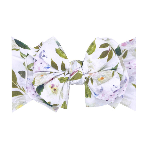 Baby Bling® Printed FAB® soft nylon bow headband