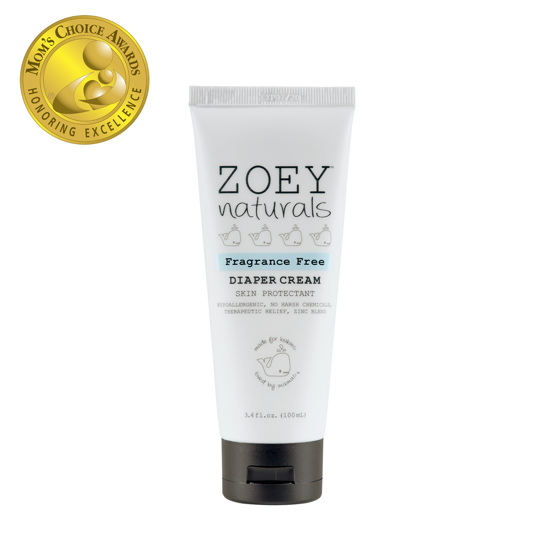 Fragrance-Free Diaper Cream - 3.4oz - Savedra James