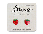 Strawberry Earrings - Savedra James