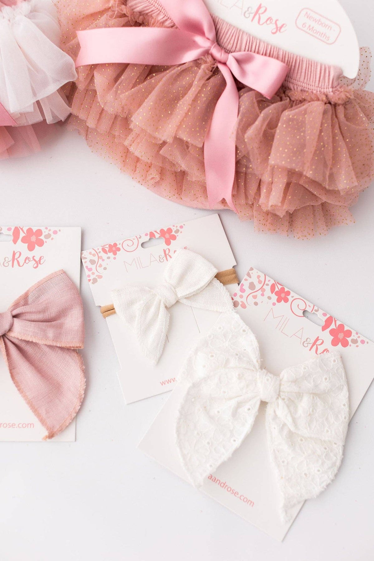 Vintage Pink & Gold Glitter Ruffle Tutu Bloomer