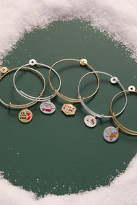 ‘Sleigh All Day’ Charm Bangle