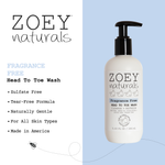 Fragrance Free Head To Toe Wash - 9.65oz - Savedra James