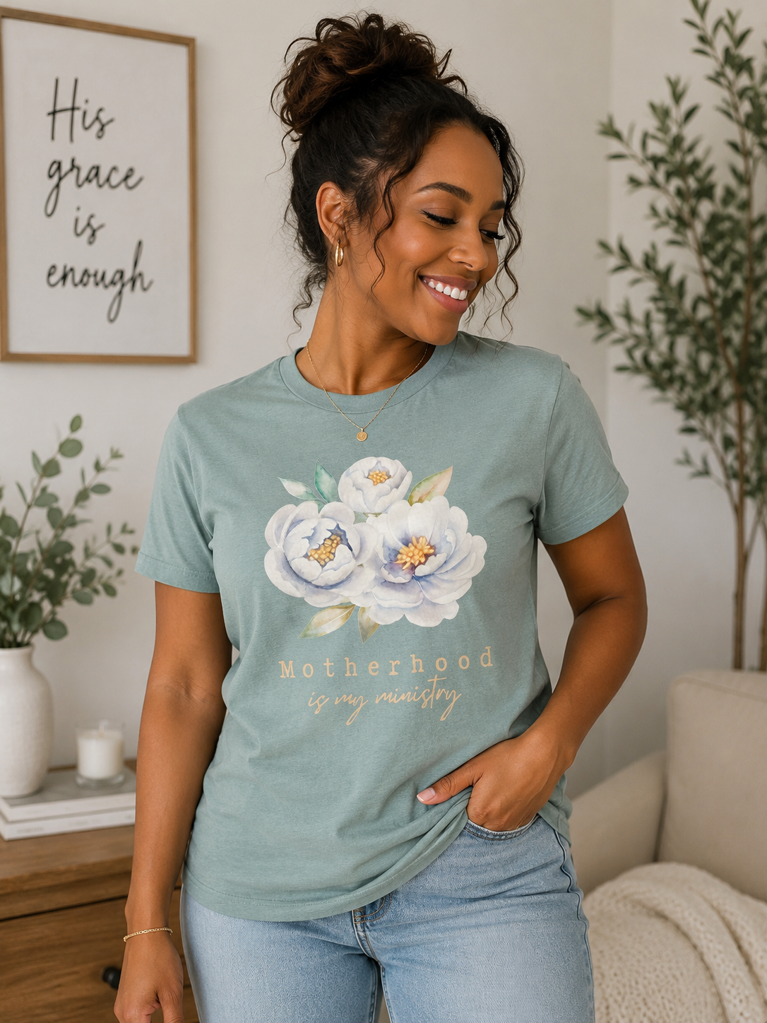 Motherhood Is My Ministry Graphic Tee