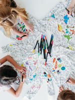 Fabric Markers Set for Customizing Coloring Pajamas - Savedra James