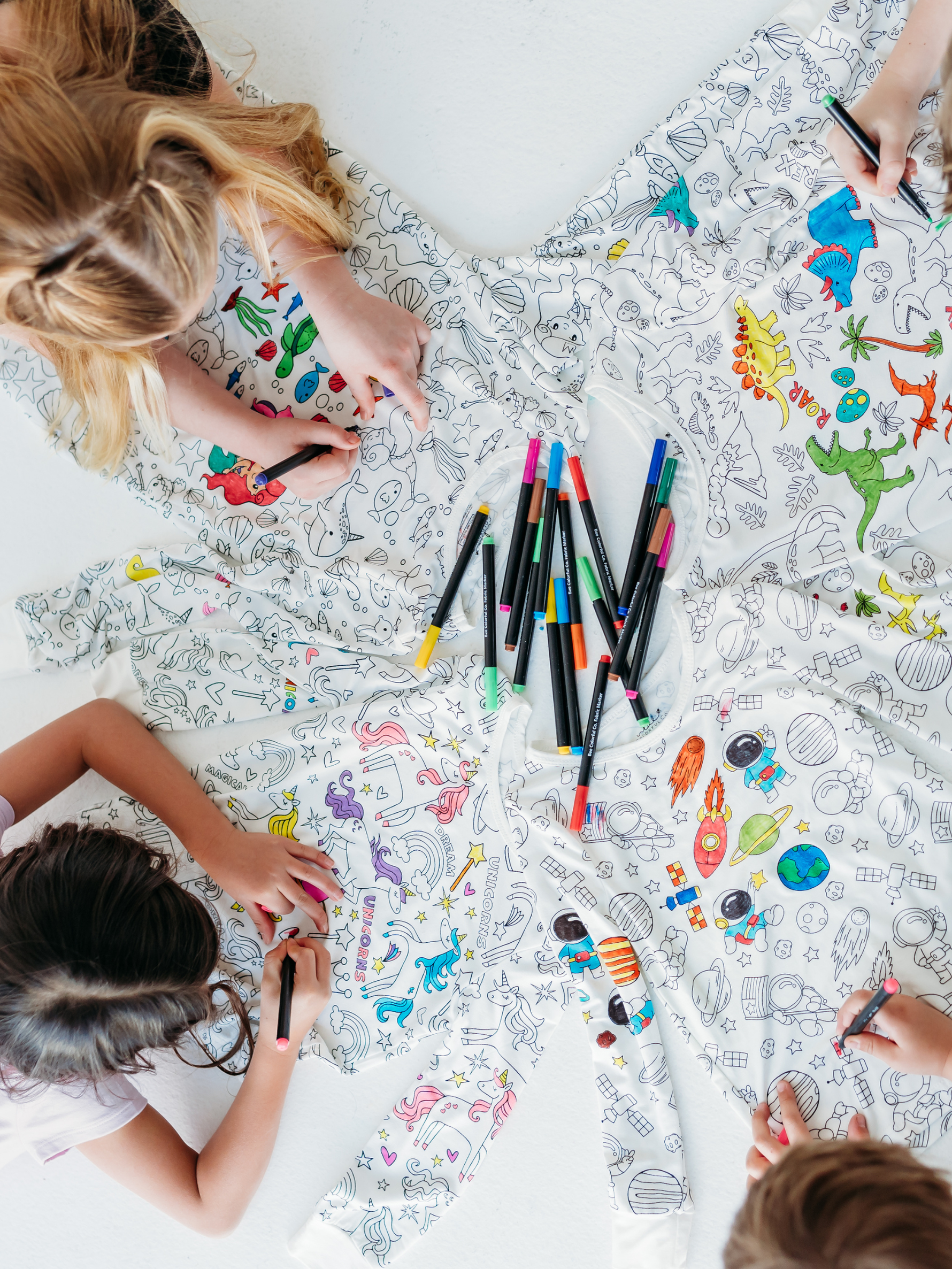 Fabric Markers Set for Customizing Coloring Pajamas - Savedra James