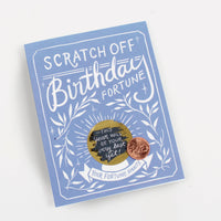 Scratch-off Fortune Card -  Blue Birthday