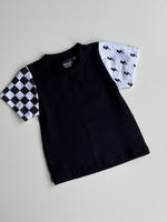 RAD • CHECKERED + BOLTS • TEE - Savedra James