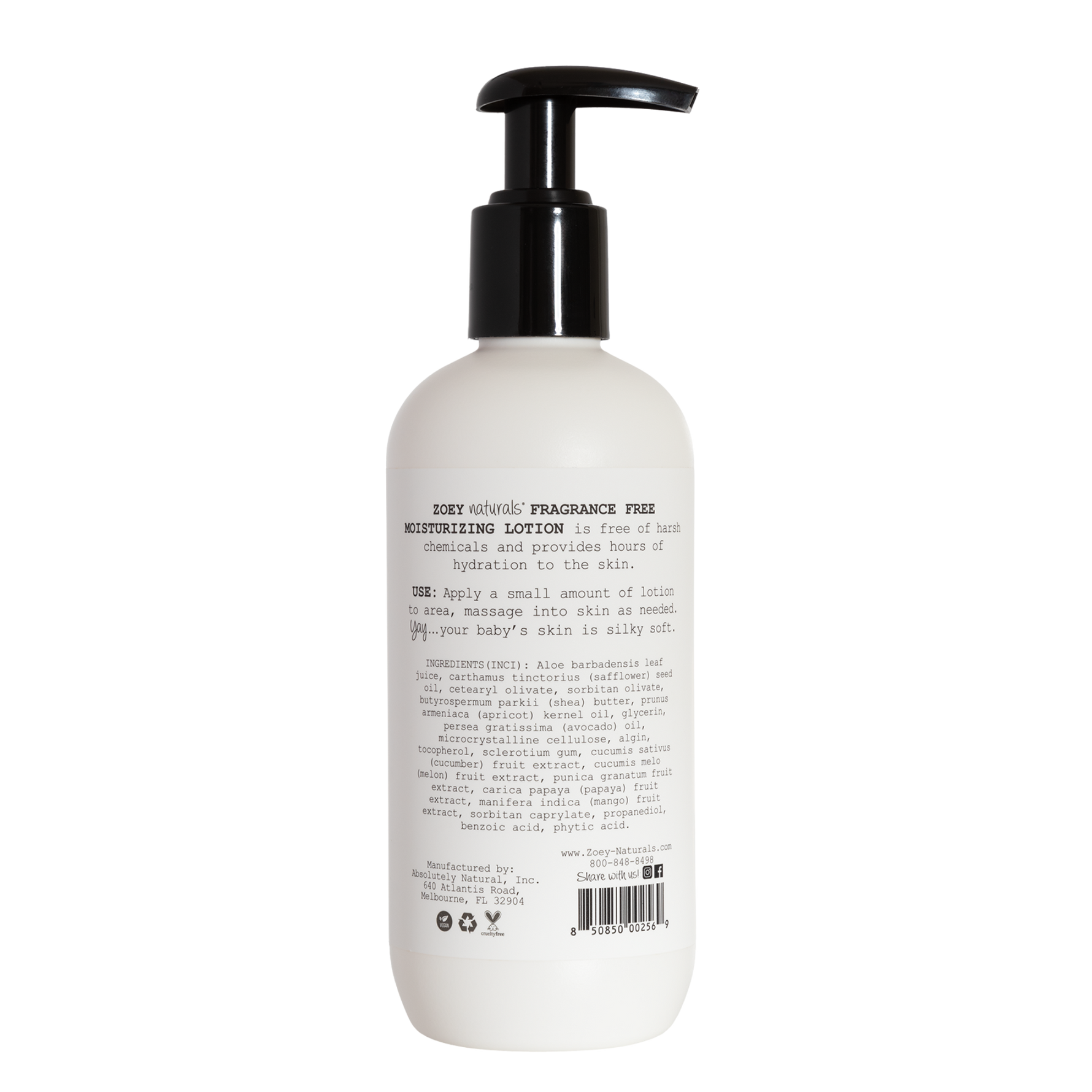 Fragrance Free Moisturizing Lotion - 9.65oz - Savedra James
