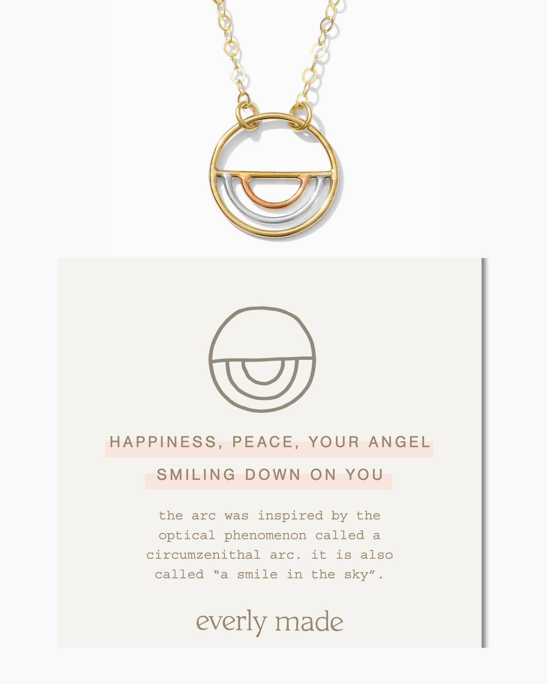 The Arc Sterling Silver Pendant Necklace - Savedra James