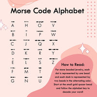 Gold Morse Code Bracelet | MOTHER
