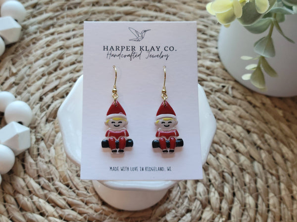 The Elf Set- Christmas Polymer Clay Earrings