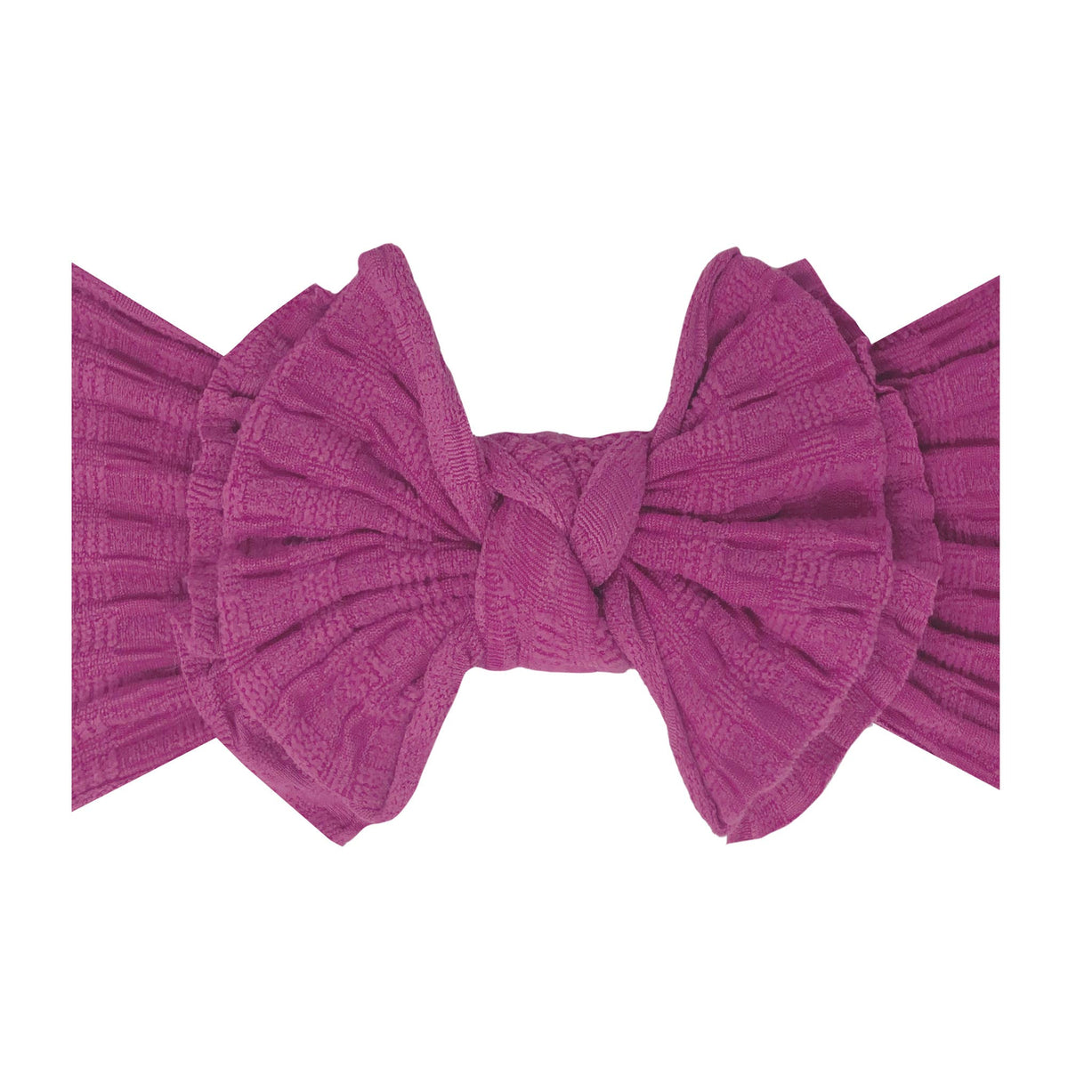 Baby Bling® Waffle FAB® textured soft nylon bow headband