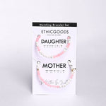 Morse Code Matching Set Beaded Bracelet | Mother & Daughter - Savedra James