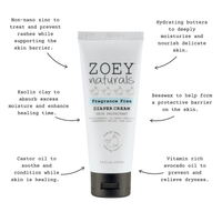 Fragrance-Free Diaper Cream - 3.4oz
