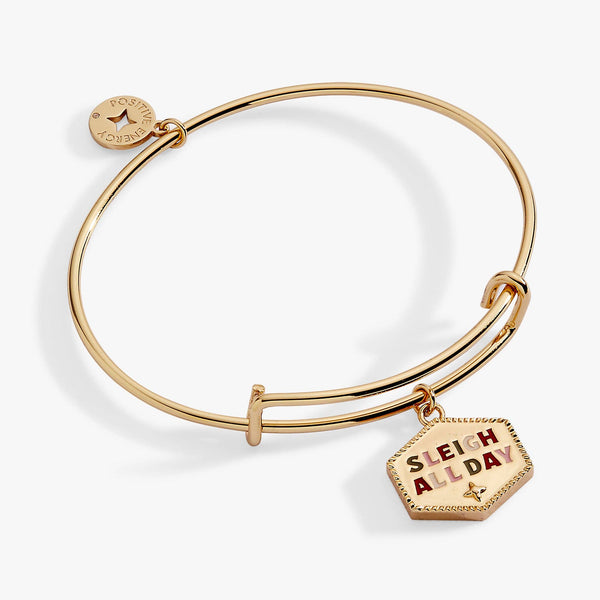 ‘Sleigh All Day’ Charm Bangle