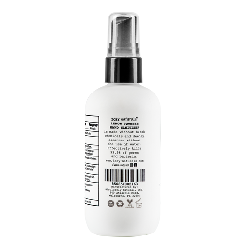 Lemon Squeeze Hand Sanitizer  - 4oz - Savedra James
