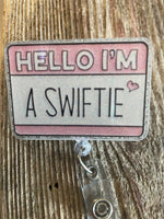 Badge Reel Hello, I'm a Swiftie - Savedra James