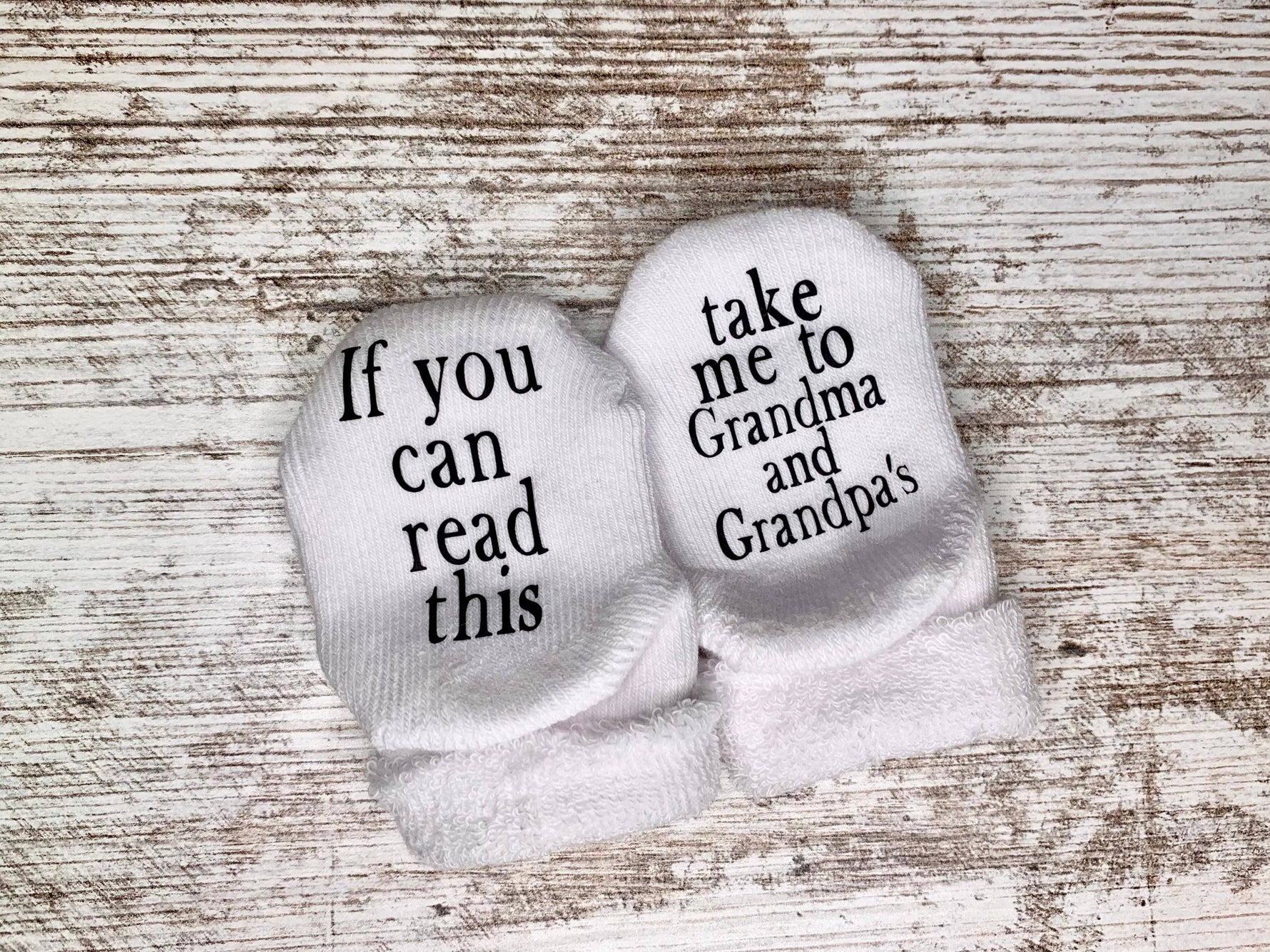 Take Me to Grandma and Grandpas Baby Socks | Grandparents - Savedra James