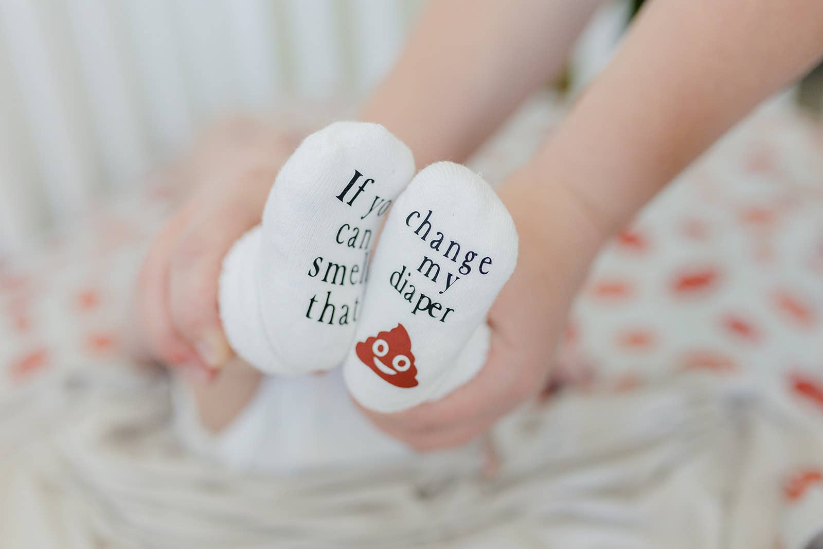 If You can Smell that Change my Diaper Baby Socks | Quirky - Savedra James