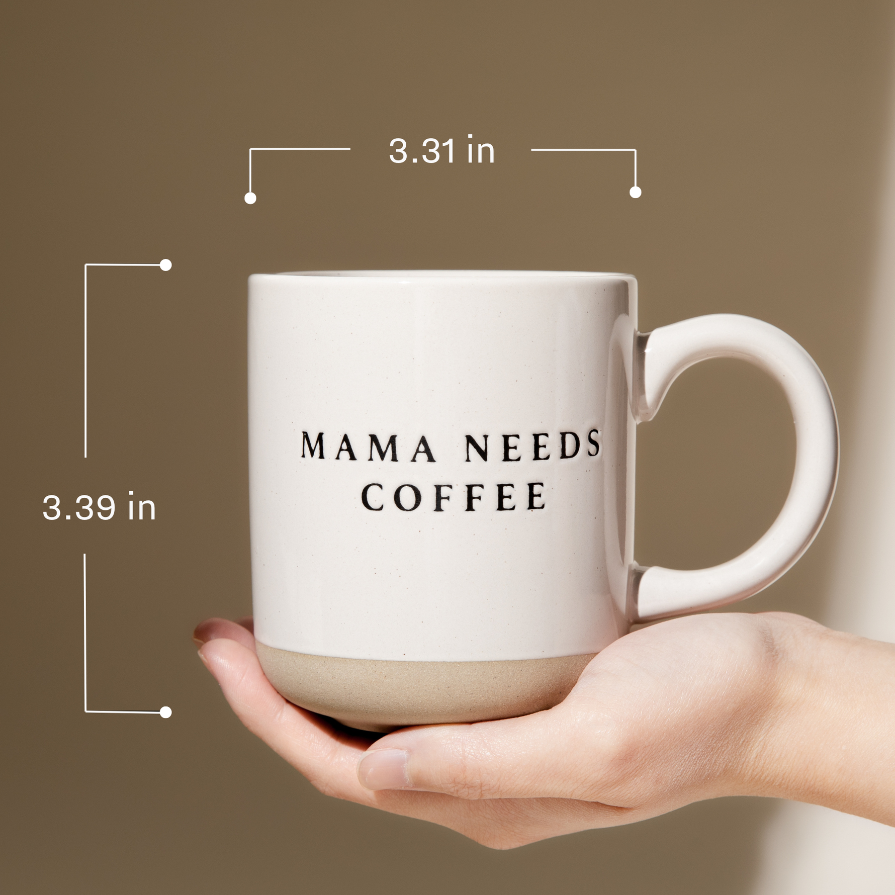 Mama Needs Coffee Stoneware Coffee Mug - Gifts & Home Decor - Savedra James