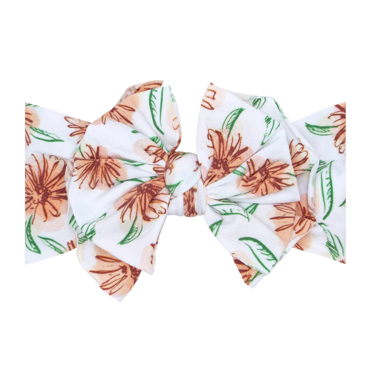 Baby Bling® Printed FAB® soft nylon bow headband