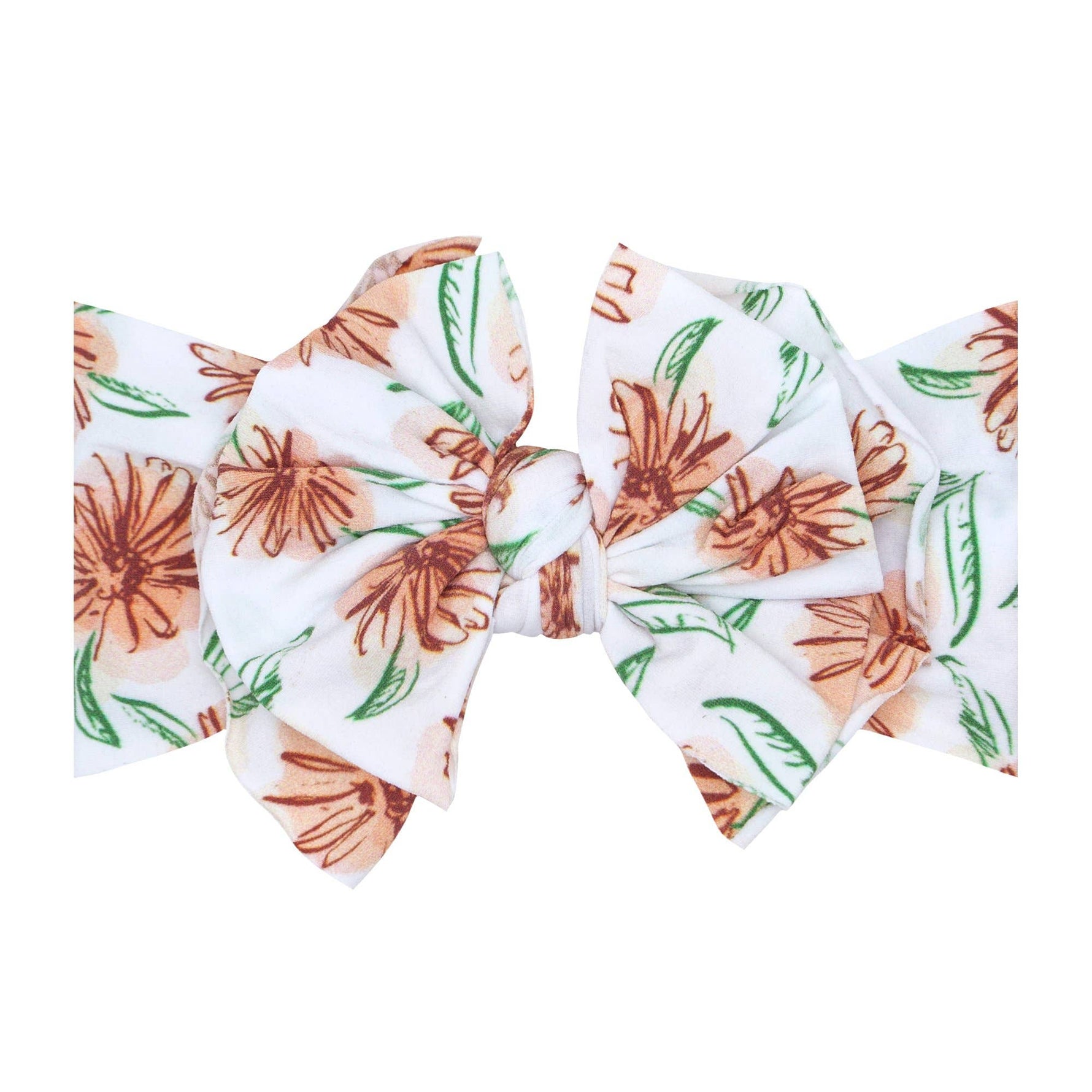 Baby Bling® Printed FAB® soft nylon bow headband - Savedra James