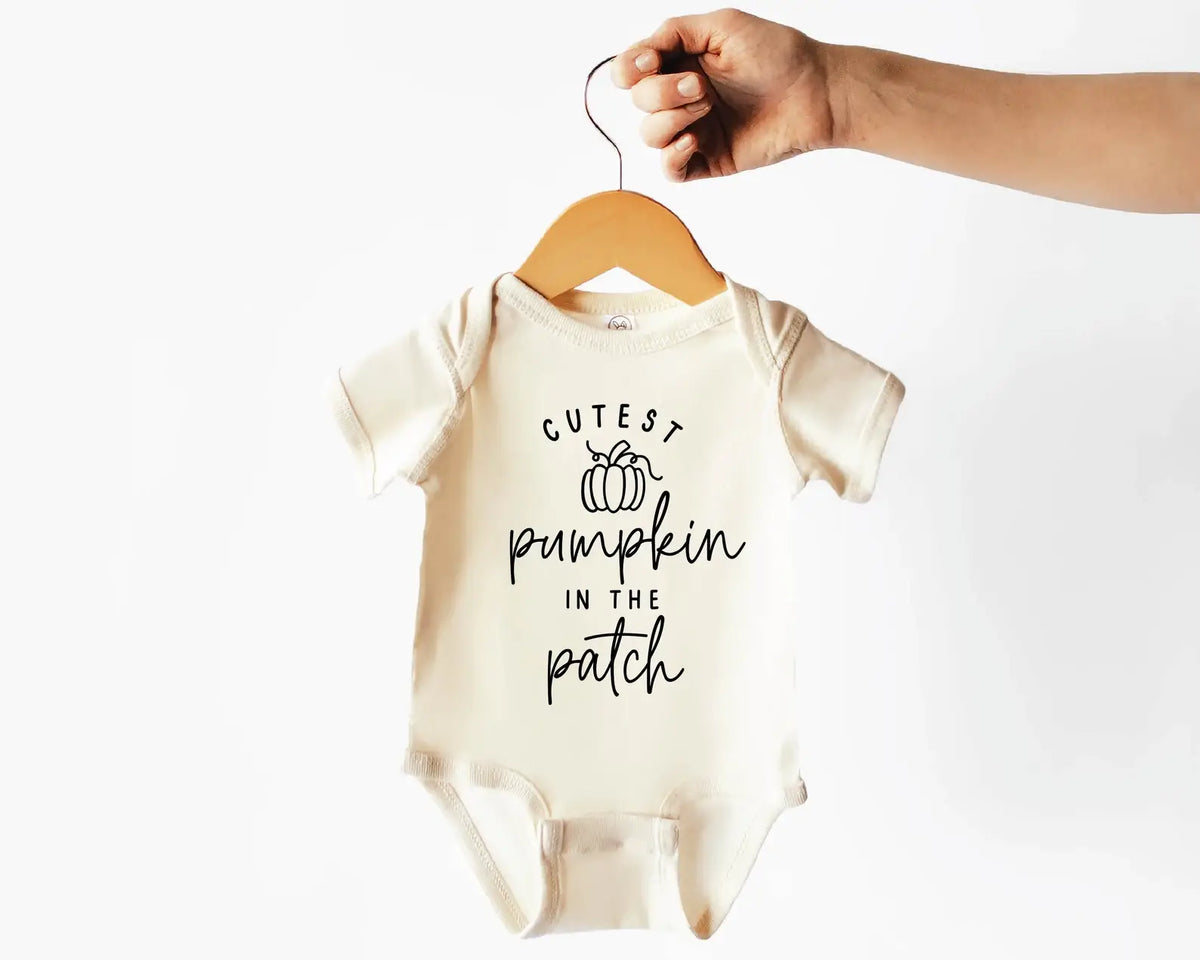Cutest Pumpkin in the Patch Baby Bodysuit | Fall Baby Gifts