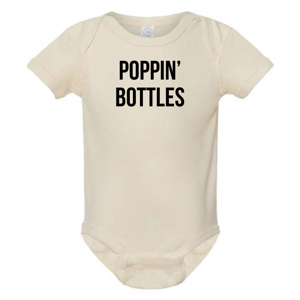 POPPIN' BOTTLES BABY ONESIE