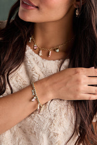 Snow Games Multi Charm Bolo Bracelet