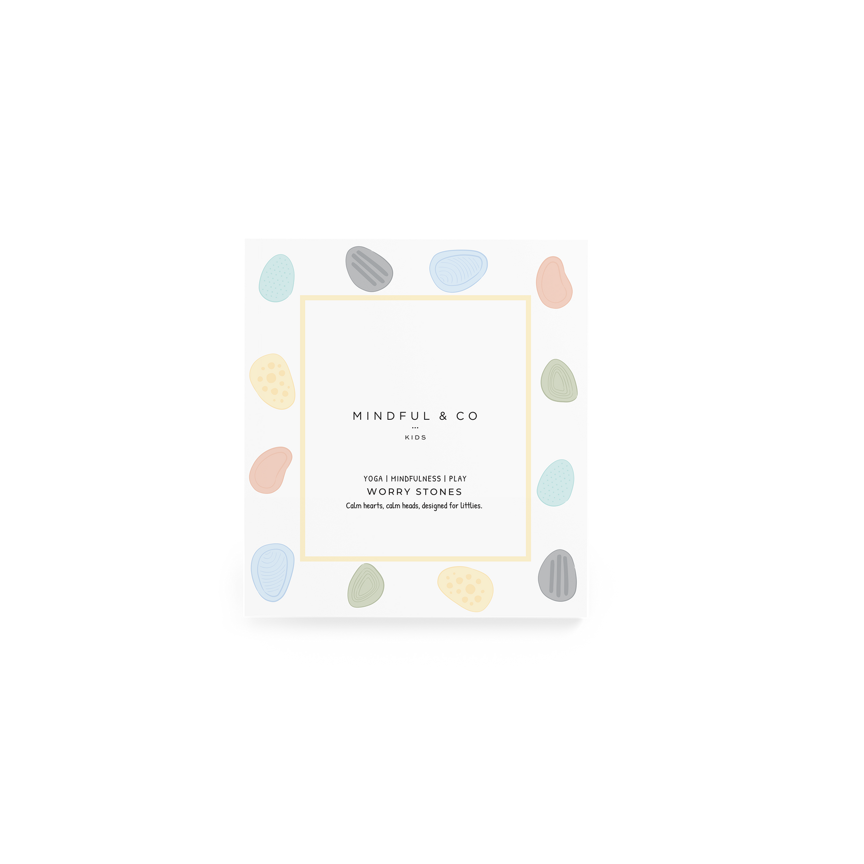 Worry Stones – Calming Sensory Fidget for Kids (Set of 6) - Savedra James