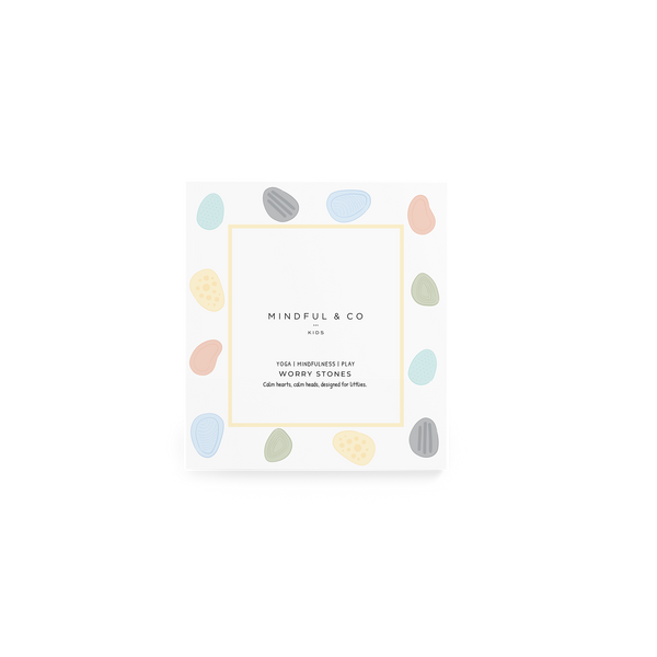 Worry Stones – Calming Sensory Fidget for Kids (Set of 6)