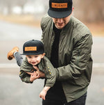 Daddy and Me, Legend and Legacy Genuine Leather Patch Hats - Savedra James