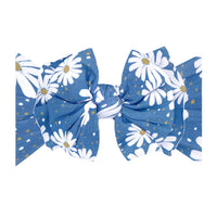 Baby Bling® Printed FAB® soft nylon bow headband