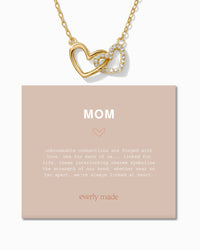 Linked Hearts Necklace • Mom