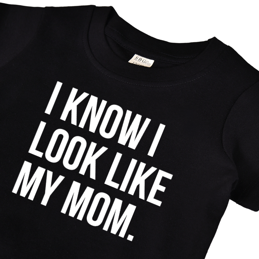 I know I look like my mom.