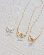 Linked Hearts Necklace • Mom - Savedra James